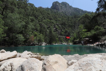 lake in the mountains Göynük Canyon