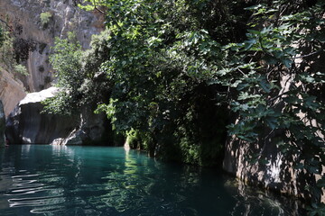 waterfall in the forest Göynük Canyon