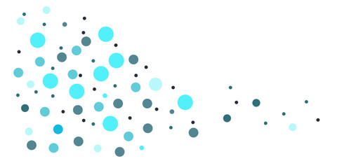 Light BLUE vector layout with circle shapes. Blurred decorative design in abstract style with bubbles. modern. eps 10