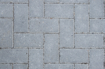 Gray Concrete Paver Pattern