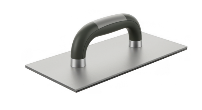 Stainless steel hand trowel with ergonomic handle for plastering  