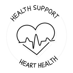 Health Support vector icon