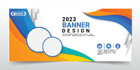 9. Free vector modern set of colorful abstract banners