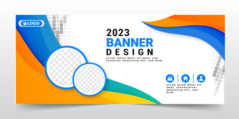 9. Free vector modern set of colorful abstract banners