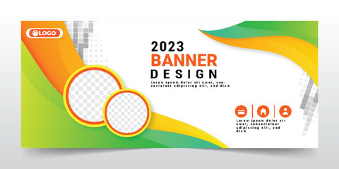 7. Free vector modern set of colorful abstract banners