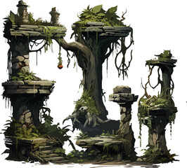  Fantasy Terrain Design with Trees