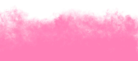 pink fog or smoke on transparent background