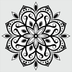 Vector doodle mandala . Ornamental luxury mandala Mandala Line Illustration . various mandala . Mandala Pattern Designs . Henna mandala. Mehndi style. Decorative pattern in oriental style.