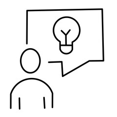 Artificial intelligence vector icon