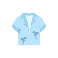 Blue Hawaiian Shirt