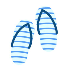Striped Flip Flop