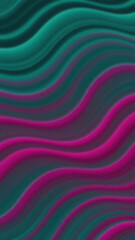 Abstract background featuring undulating magenta and teal blurred lines