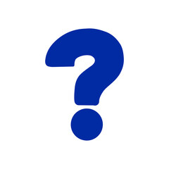 シンプルな黒のクエスチョンマークアイコン｜疑問・ヘルプのシンボル・Simple Black Question Mark Icon – Help & Inquiry Symbol	
