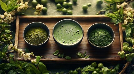 Green Tea Powders & Drink