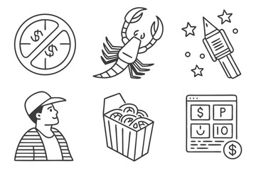 a-set-of-16-line-icons---thin-outline--black-and-w (2)