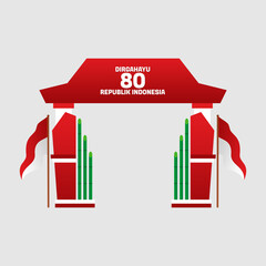 Independence Day Gate Vector Design