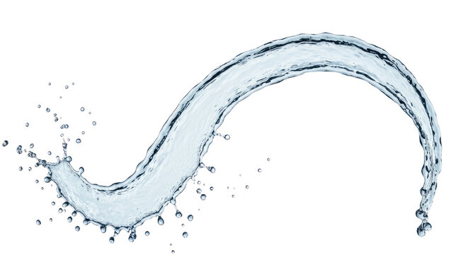Dynamic Water Splash Liquid Arc Crystal Clear.