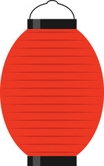 Japanese red paper lantern