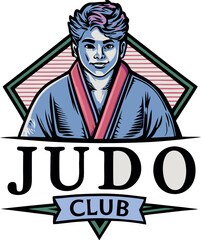 Obraz premium logo palestra di Judo 01