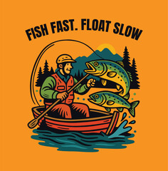 Cast & Conquer Retro vintage tshirt design