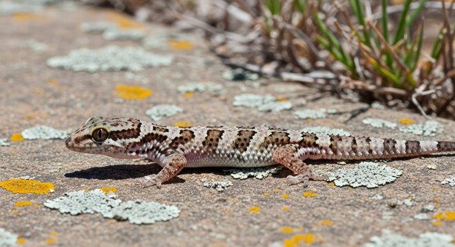 Pristurus abdelkuri Gecko: On Rough Stone Surface