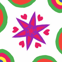 Flower vector illustration 