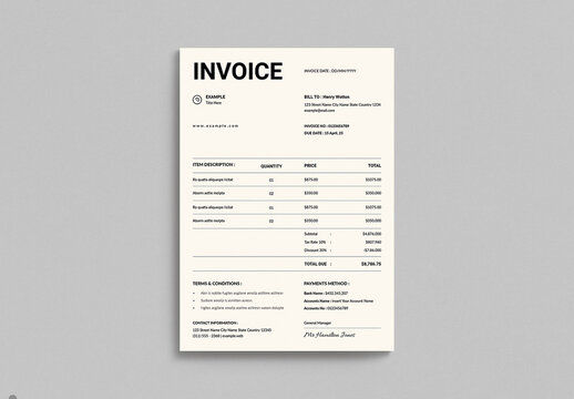 Invoice Template