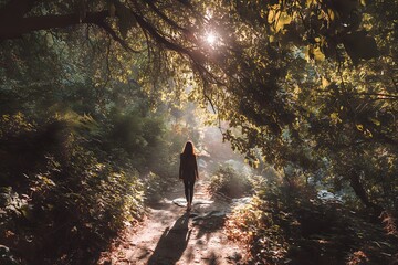 Forest Path: Hope and Renewal