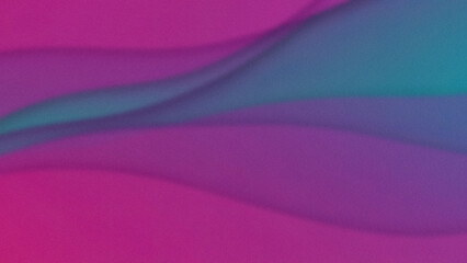 Abstract magenta background with teal accents featuring wavy flowing shapes and a slightly blurred texture