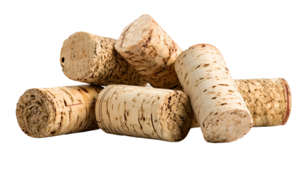 Wine corks pile texture background close up