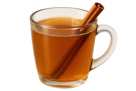 Steaming cinnamon-spiced apple cider nestled in glass mug, radiating rustic autumn warmth and comfort