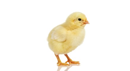 Obraz premium Adorable Fluffy Yellow Chick