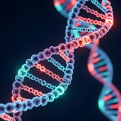 Illuminating the Double Helix A 3D Visualization of DNA Structure and Genetic Code