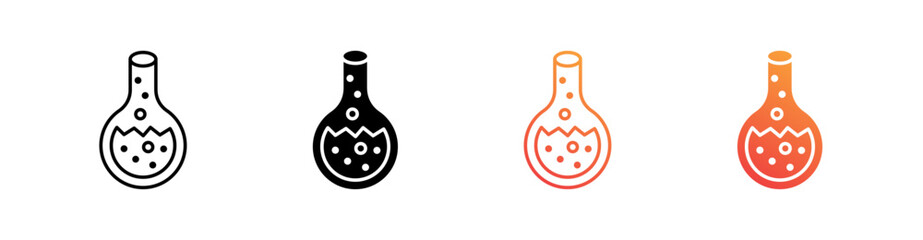 Flask Multiple Style Icon Set 