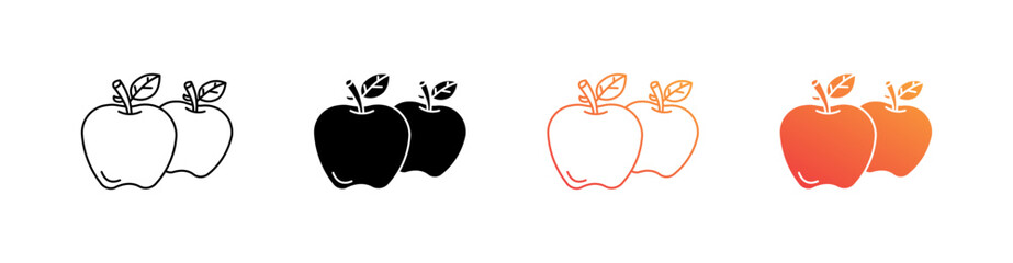 Apple Multiple Style Icon Set 
