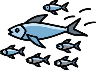 tetra-fish-swimming--shoal--fast-motion--tail-fin-.eps