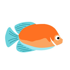Tropical fish vector illustration