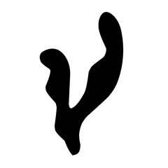 Seaweed vector silhouette