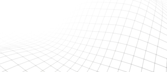 Vector grid. Perspective tile of lines. Detailed vector illustration.
