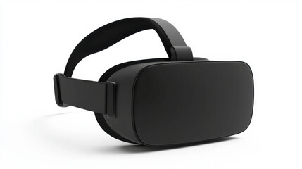 sleek black virtual reality headset with adjustable straps designed for immersive digital experiences.