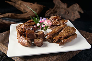 Wufang local specialties braised duck platter