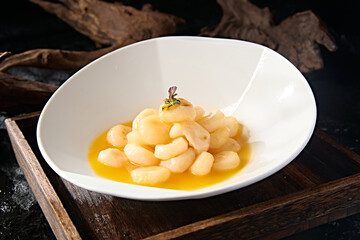 Delicious Chinese desserts, cold dishes, sea buckthorn juice, water chestnuts