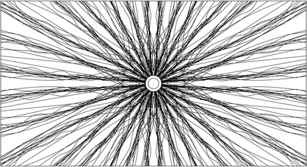 sun light vector line art style on white background for summer background or nature theme