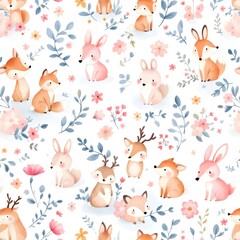 Fototapeta premium animals pattern