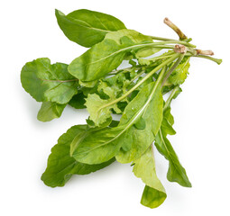 Fresh, crisp, and full of flavor Rocket leaves in their purest form, isolated on white background.