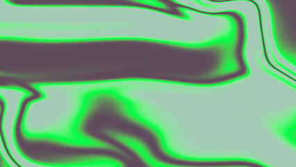 Gradient Abstract Liquid Swirl with Vibrant Green and Flowing Energy and noise texture