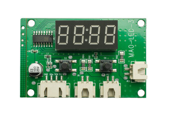 electronic module with digital display