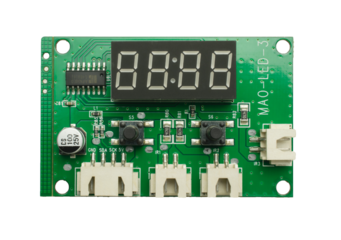 electronic module with digital display