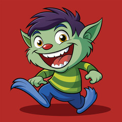 Naklejka premium children playing with toys