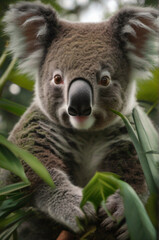 Fototapeta premium koala in tree